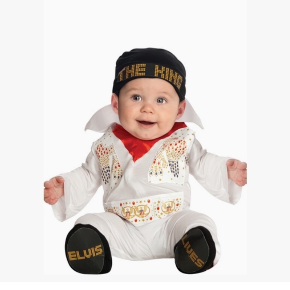 Baby Elvis Presley costume size 6-12 months